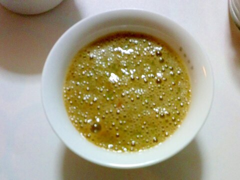 オクラとミニトマトの冷製スープ